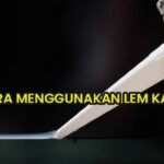 cara menggunakan lem kaca